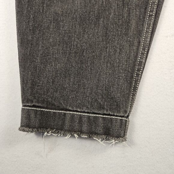 NEHERA Denim Jeans Womens French Size 40 US Size 8 Crop Slovakia Graphite Black - Picture 11 of 16